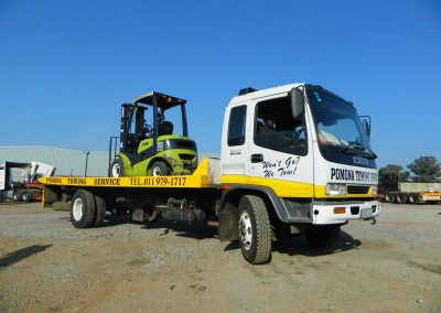 moving forklifts