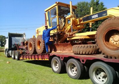 moving earthmoving equipment